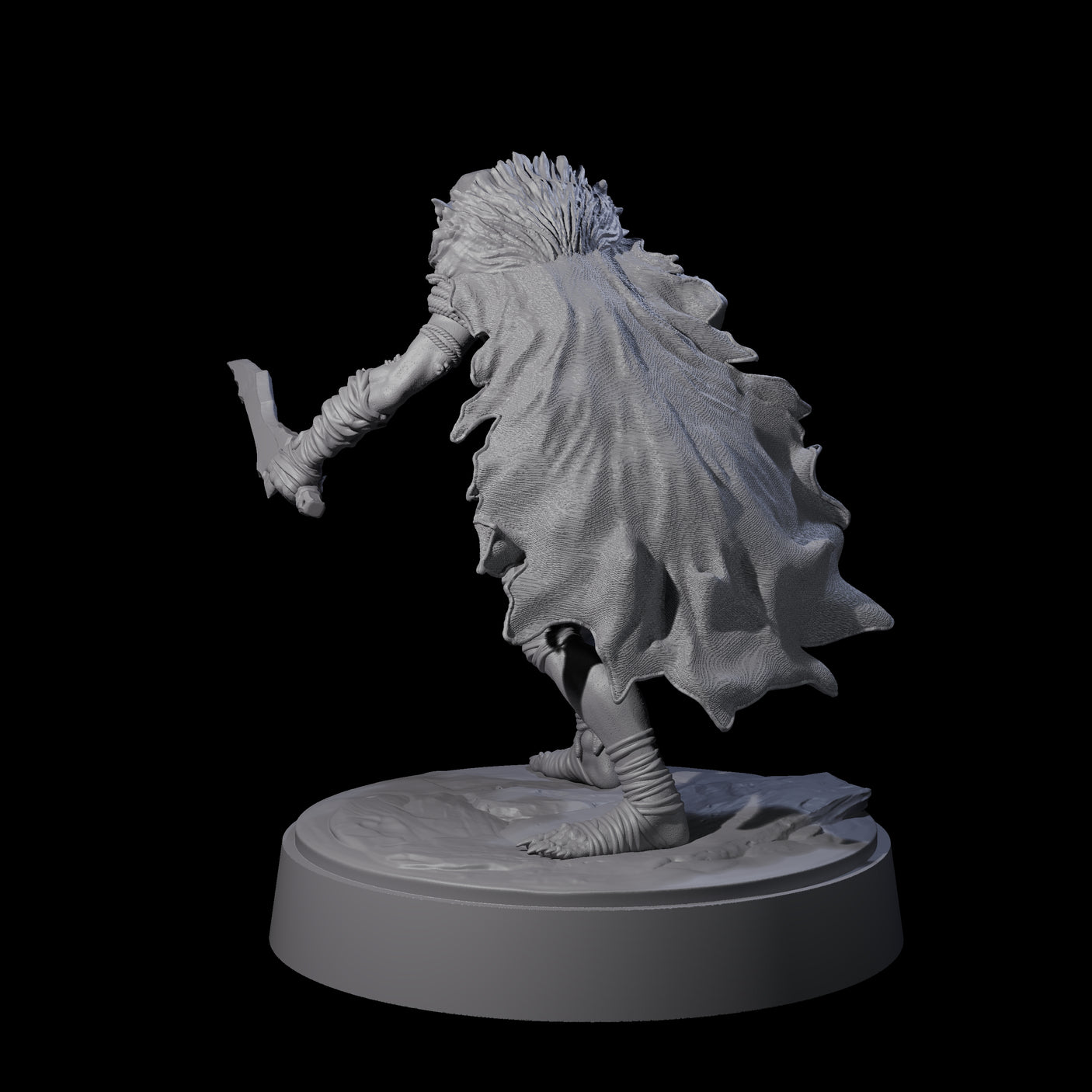 Hardy Goblin Scavenger D Miniature for Dungeons and Dragons, Pathfinder or other TTRPGs