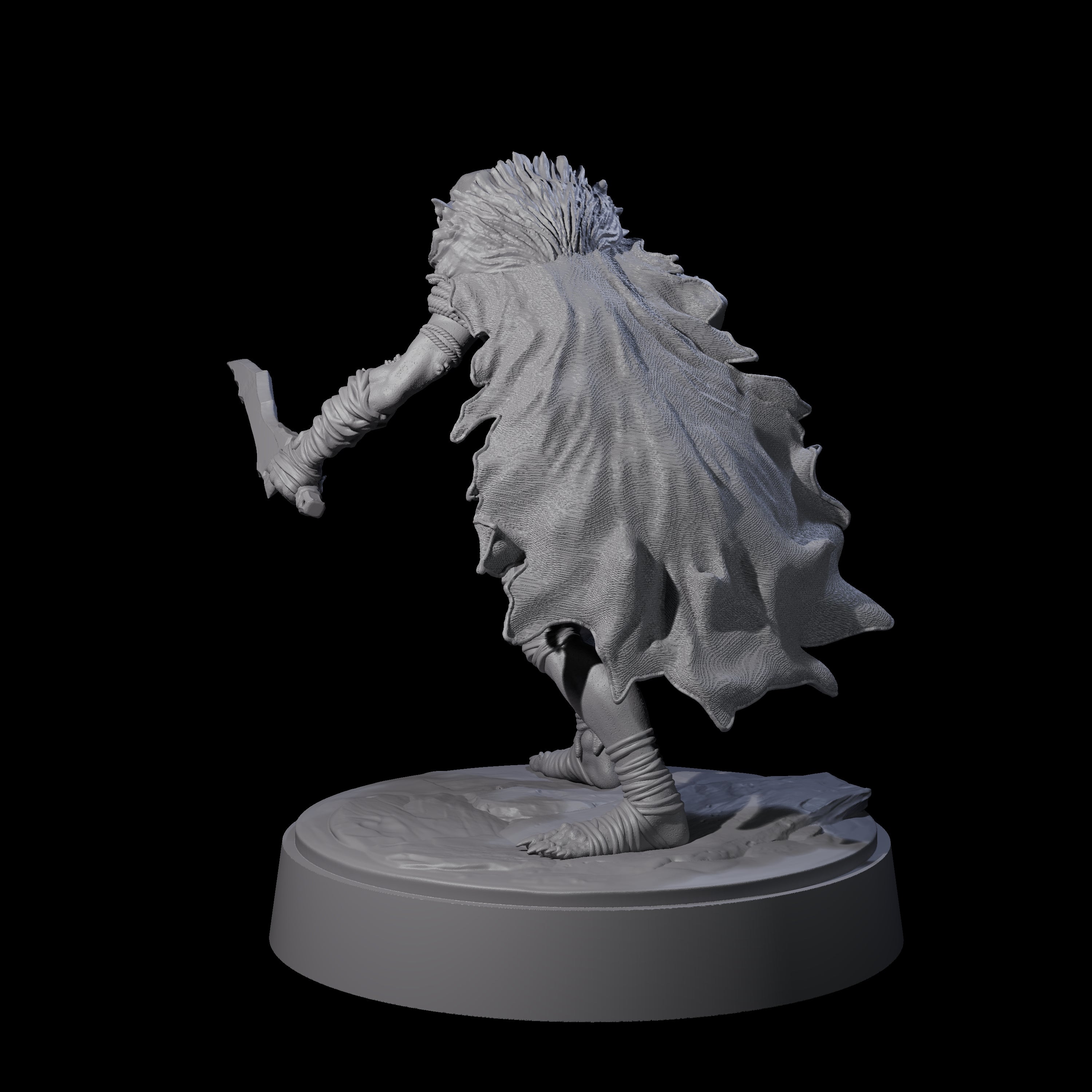 Hardy Goblin Scavenger D Miniature for Dungeons and Dragons, Pathfinder or other TTRPGs