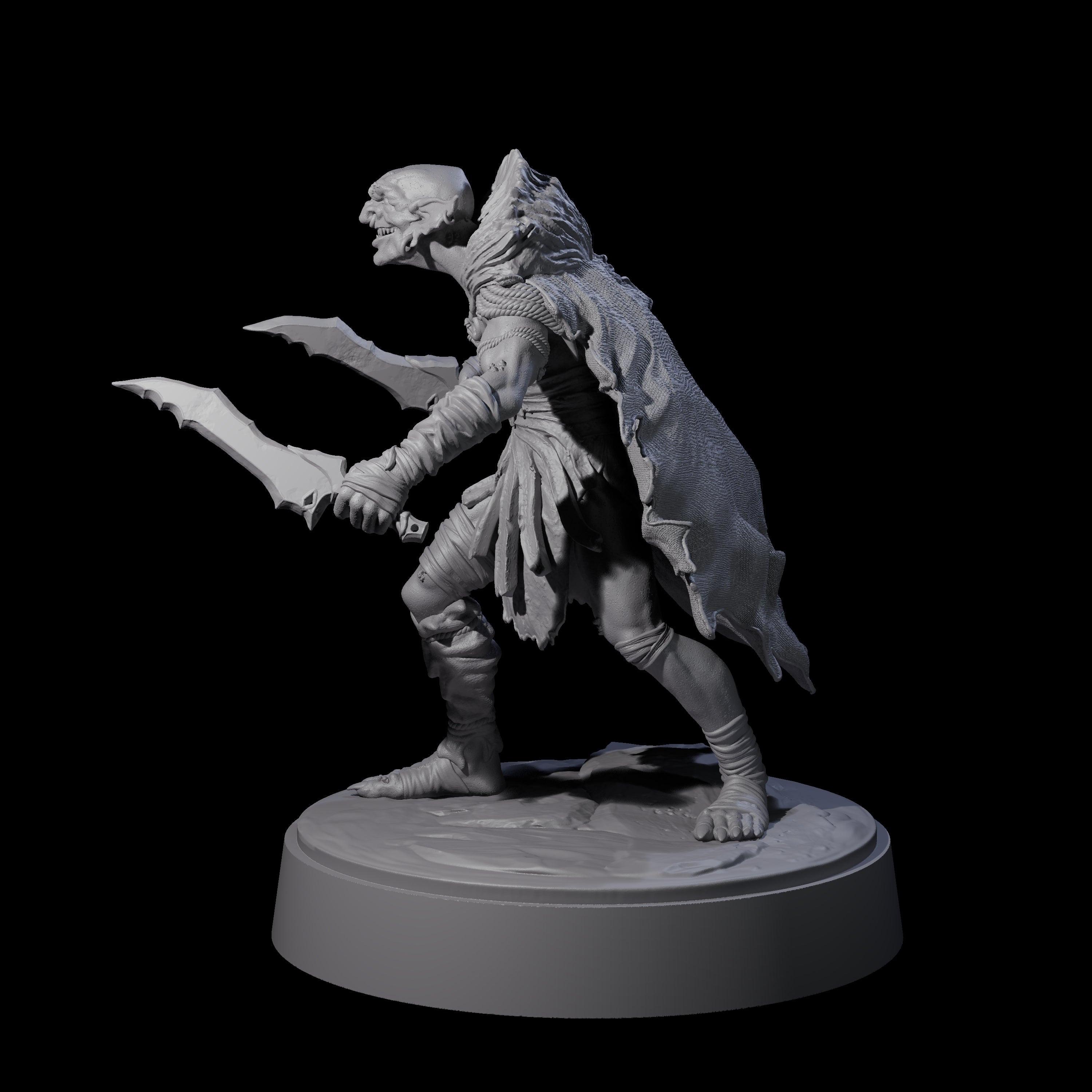 Hardy Goblin Scavenger D Miniature for Dungeons and Dragons, Pathfinder or other TTRPGs