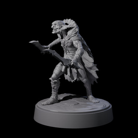 Hardy Goblin Scavenger D Miniature for Dungeons and Dragons, Pathfinder or other TTRPGs
