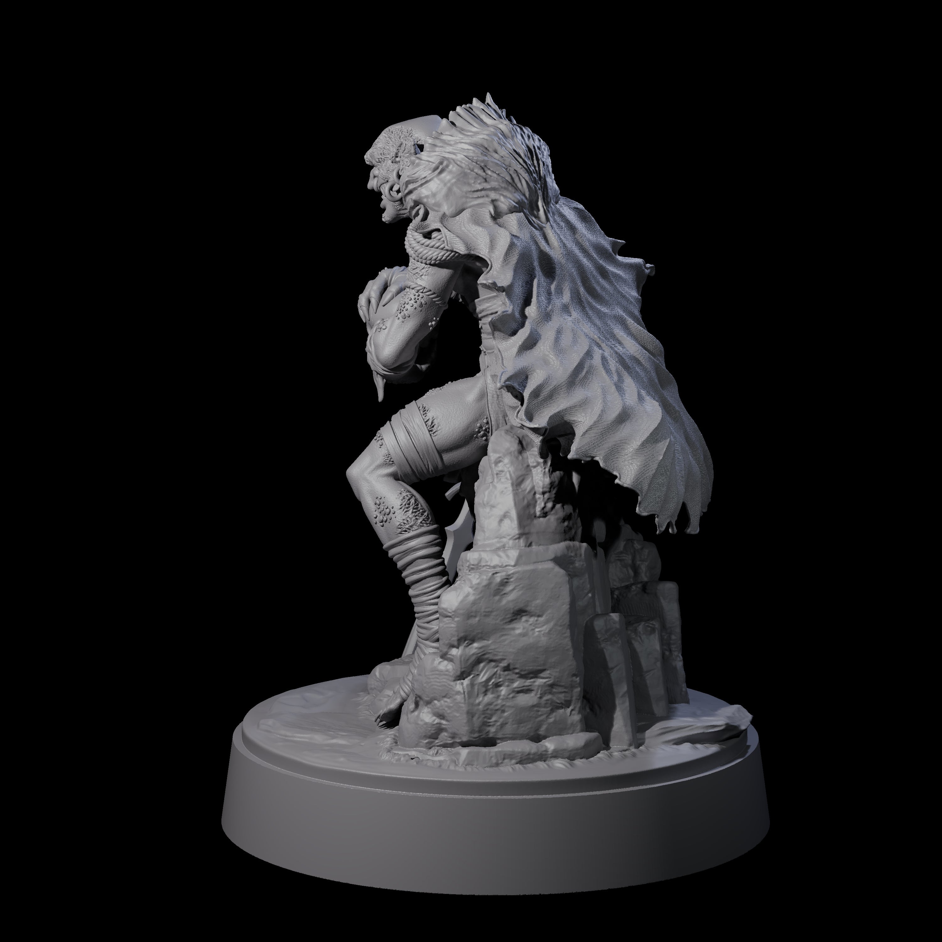 Hardy Goblin Scavenger E Miniature for Dungeons and Dragons, Pathfinder or other TTRPGs
