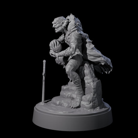 Hardy Goblin Scavenger E Miniature for Dungeons and Dragons, Pathfinder or other TTRPGs