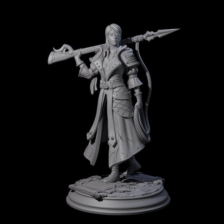Harpoon Sharpshooter Miniature for Dungeons and Dragons, Pathfinder or other TTRPGs