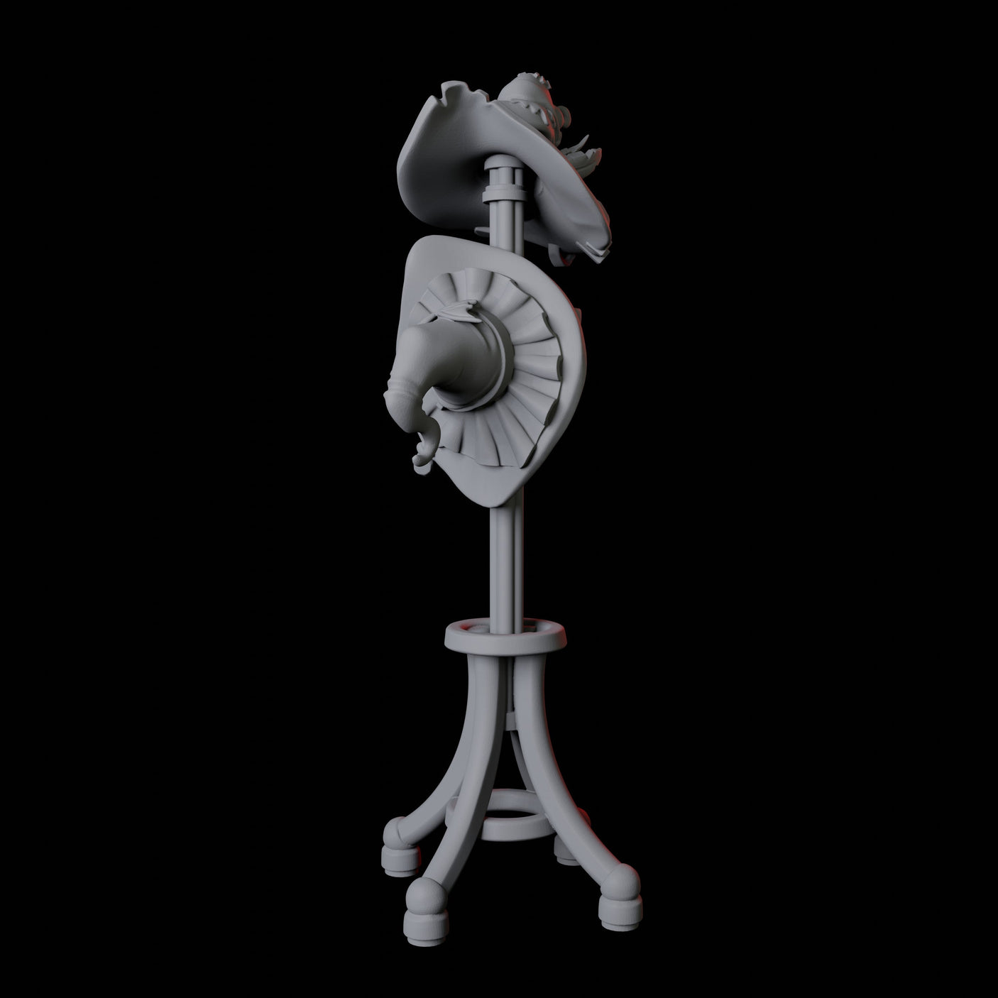 Hat Rack Miniature for Dungeons and Dragons, Pathfinder or other TTRPGs