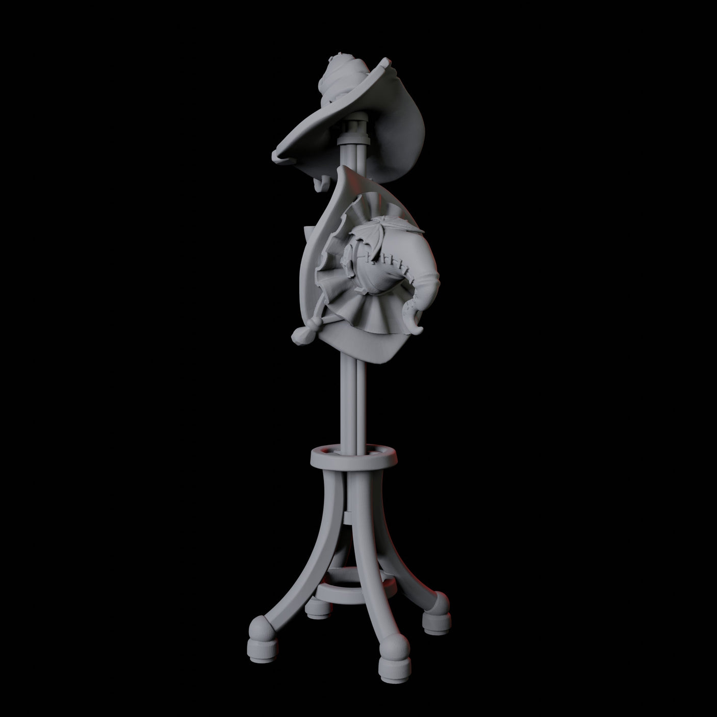 Hat Rack Miniature for Dungeons and Dragons, Pathfinder or other TTRPGs