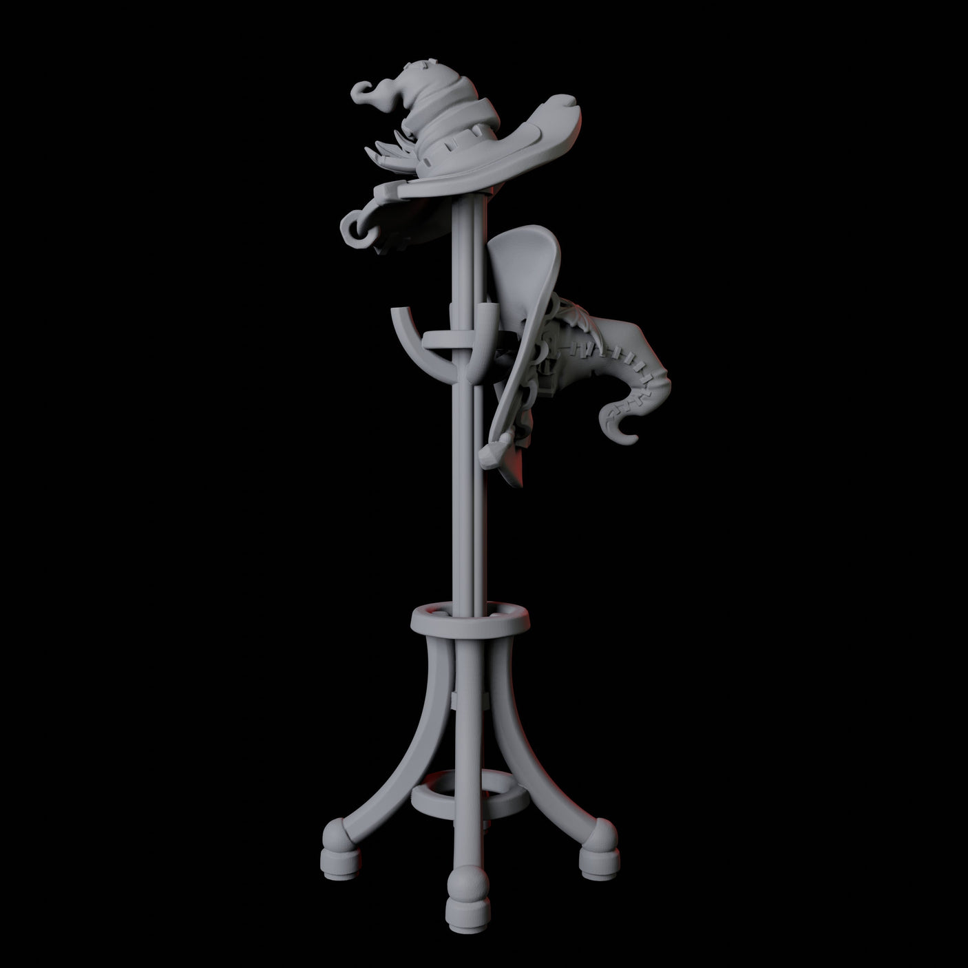Hat Rack Miniature for Dungeons and Dragons, Pathfinder or other TTRPGs