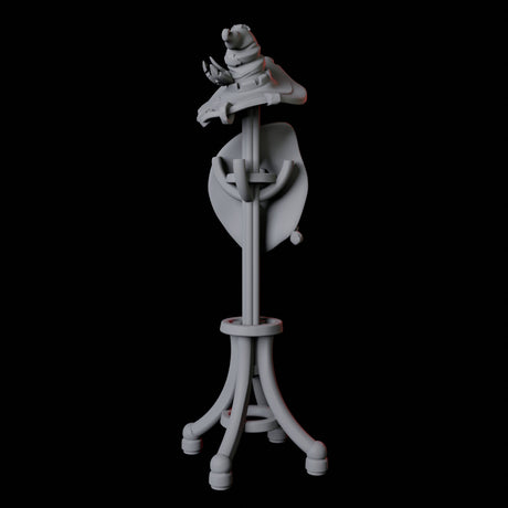 Hat Rack Miniature for Dungeons and Dragons, Pathfinder or other TTRPGs