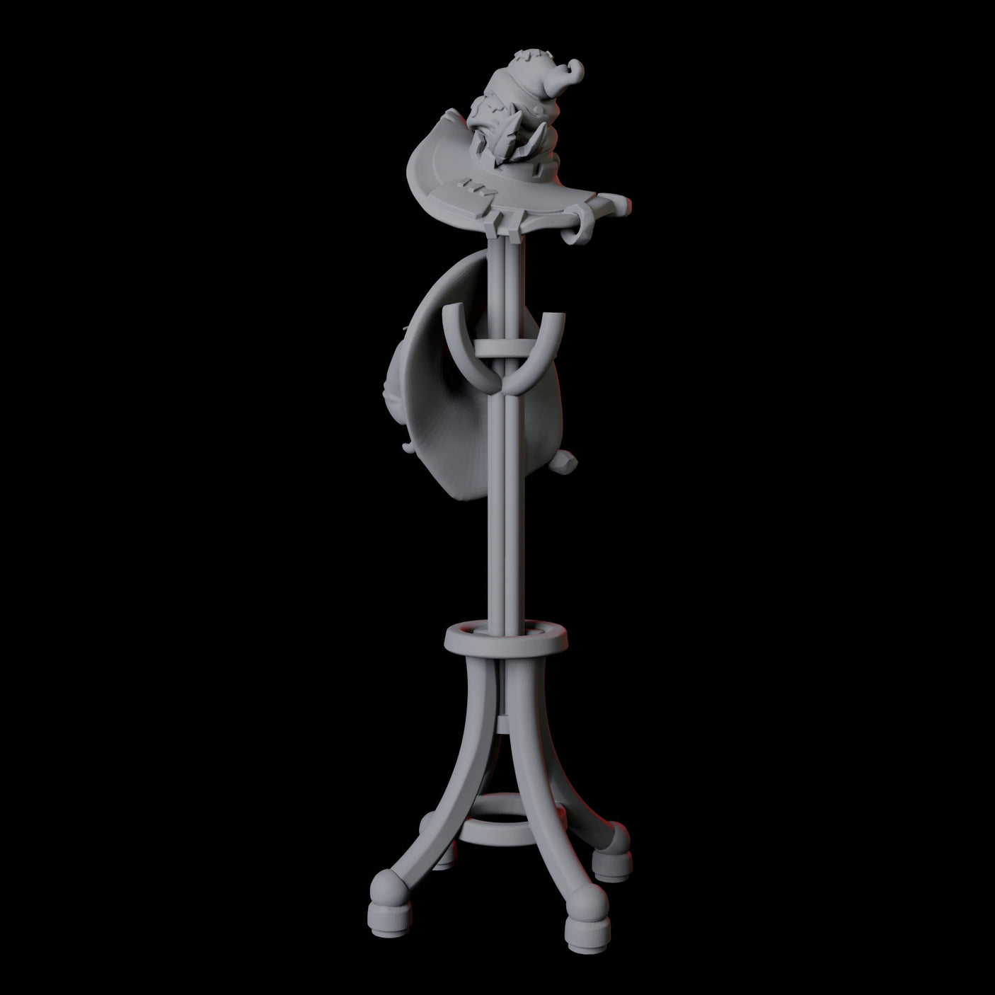 Hat Rack Miniature for Dungeons and Dragons, Pathfinder or other TTRPGs