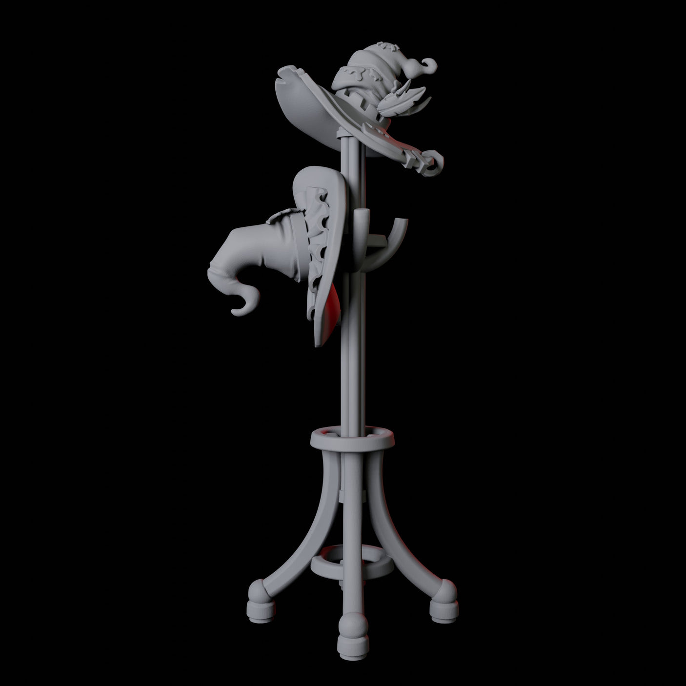 Hat Rack Miniature for Dungeons and Dragons, Pathfinder or other TTRPGs