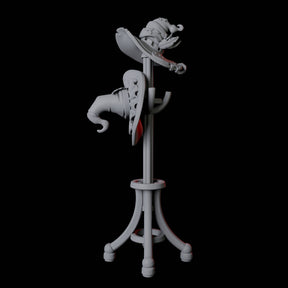 Hat Rack Miniature for Dungeons and Dragons, Pathfinder or other TTRPGs