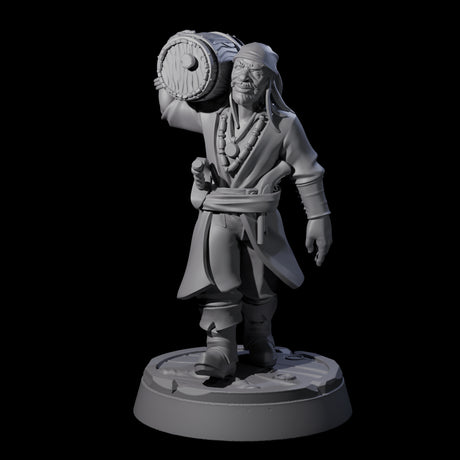 Hauling Human Sailor Miniature for Dungeons and Dragons, Pathfinder or other TTRPGs