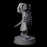 Hauling Human Sailor Miniature for Dungeons and Dragons, Pathfinder or other TTRPGs