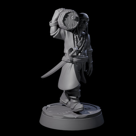 Hauling Human Sailor Miniature for Dungeons and Dragons, Pathfinder or other TTRPGs