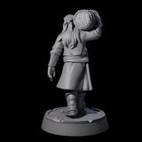 Hauling Human Sailor Miniature for Dungeons and Dragons, Pathfinder or other TTRPGs