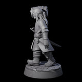 Hauling Human Sailor Miniature for Dungeons and Dragons, Pathfinder or other TTRPGs