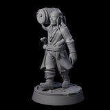 Hauling Human Sailor Miniature for Dungeons and Dragons, Pathfinder or other TTRPGs