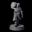 Hauling Human Sailor Miniature for Dungeons and Dragons, Pathfinder or other TTRPGs
