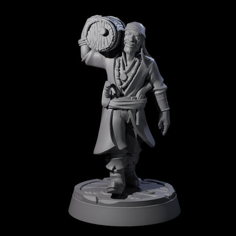 Hauling Human Sailor Miniature for Dungeons and Dragons, Pathfinder or other TTRPGs