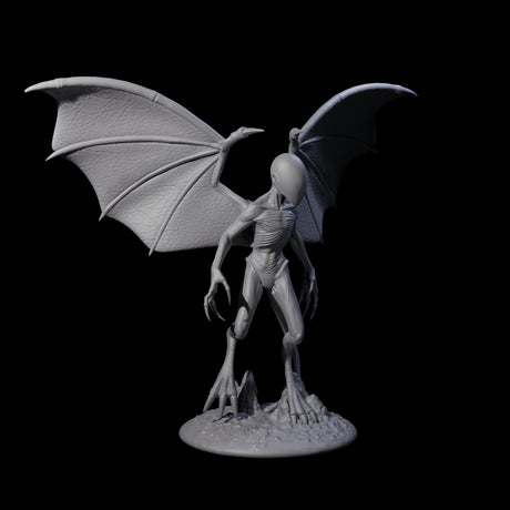 Haunting Nightgaunt A Miniature for Dungeons and Dragons, Pathfinder or other TTRPGs