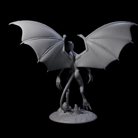 Haunting Nightgaunt A Miniature for Dungeons and Dragons, Pathfinder or other TTRPGs