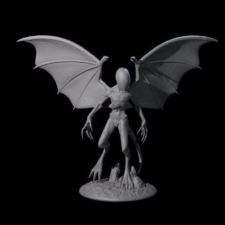 Haunting Nightgaunt A Miniature for Dungeons and Dragons, Pathfinder or other TTRPGs
