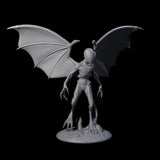 Haunting Nightgaunt A Miniature for Dungeons and Dragons, Pathfinder or other TTRPGs
