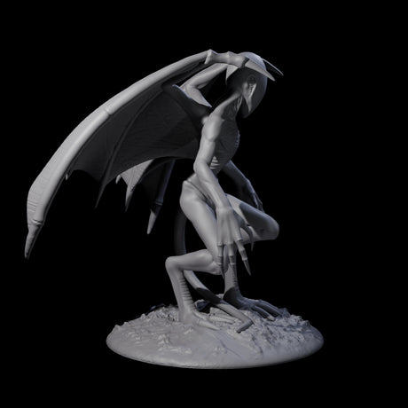 Haunting Nightgaunt C Miniature for Dungeons and Dragons, Pathfinder or other TTRPGs