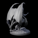 Haunting Nightgaunt with Victim Miniature for Dungeons and Dragons, Pathfinder or other TTRPGs
