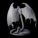 Haunting Nightgaunt with Victim Miniature for Dungeons and Dragons, Pathfinder or other TTRPGs