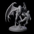 Haunting Nightgaunt with Victim Miniature for Dungeons and Dragons, Pathfinder or other TTRPGs