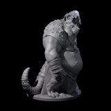 Head Scratching Ratfolk Mutant Miniature for Dungeons and Dragons, Pathfinder or other TTRPGs