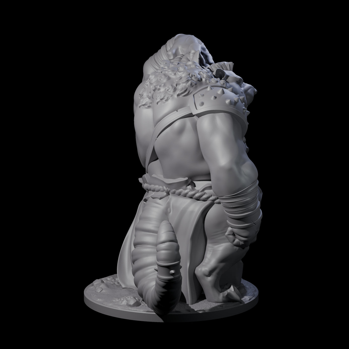 Head Scratching Ratfolk Mutant Miniature for Dungeons and Dragons, Pathfinder or other TTRPGs