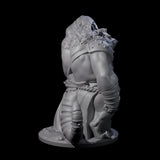 Head Scratching Ratfolk Mutant Miniature for Dungeons and Dragons, Pathfinder or other TTRPGs