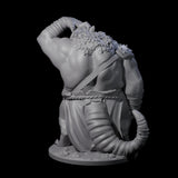 Head Scratching Ratfolk Mutant Miniature for Dungeons and Dragons, Pathfinder or other TTRPGs