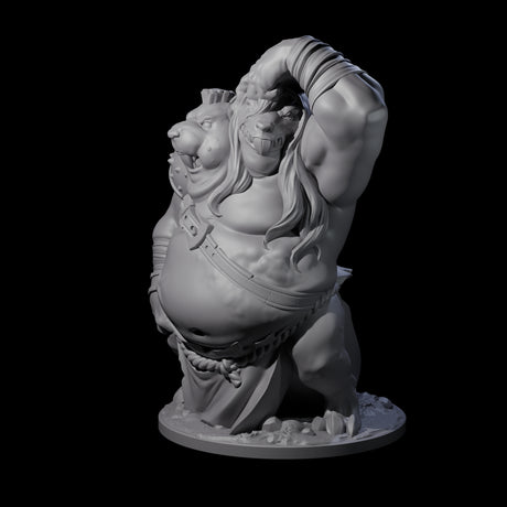 Head Scratching Ratfolk Mutant Miniature for Dungeons and Dragons, Pathfinder or other TTRPGs