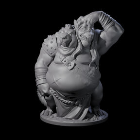 Head Scratching Ratfolk Mutant Miniature for Dungeons and Dragons, Pathfinder or other TTRPGs
