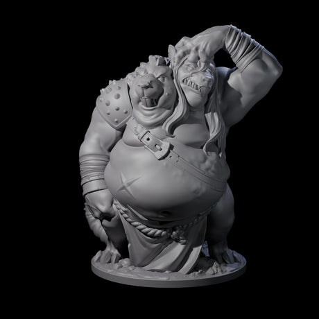 Head Scratching Ratfolk Mutant Miniature for Dungeons and Dragons, Pathfinder or other TTRPGs