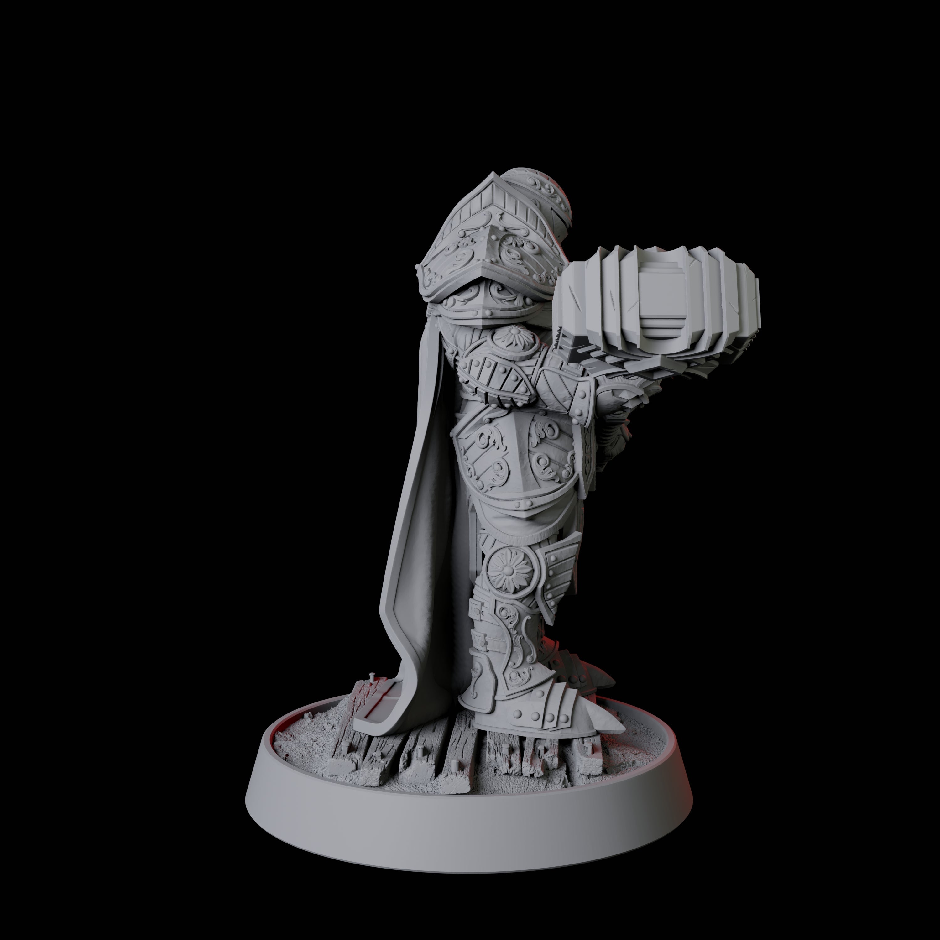 Heavy Armour Paladin Miniature for Dungeons and Dragons