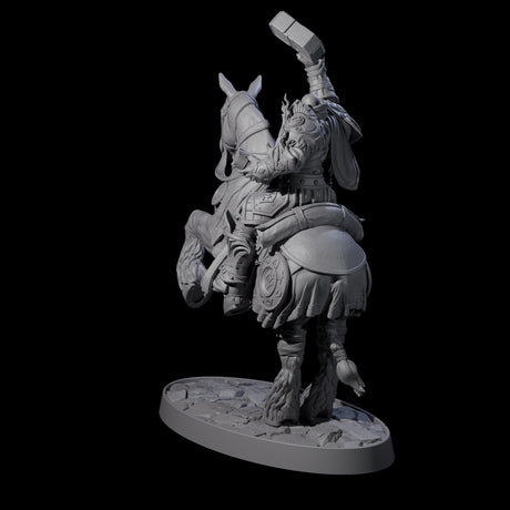 Heavy Cavalry of the Flames A Miniature for Dungeons and Dragons, Pathfinder or other TTRPGs