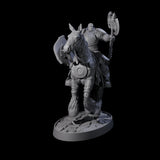 Heavy Cavalry of the Flames C Miniature for Dungeons and Dragons, Pathfinder or other TTRPGs