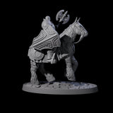 Heavy Cavalry of the Flames C Miniature for Dungeons and Dragons, Pathfinder or other TTRPGs