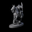 Heavy Cavalry of the Flames C Miniature for Dungeons and Dragons, Pathfinder or other TTRPGs