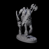 Heavy Cavalry of the Flames Miniature for Dungeons and Dragons, Pathfinder or other TTRPGs