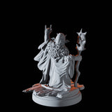 Heavy Metal Goblin Shaman Miniature for Dungeons and Dragons, Pathfinder or other TTRPGs