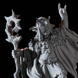Heavy Metal Goblin Shaman Miniature for Dungeons and Dragons, Pathfinder or other TTRPGs