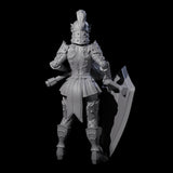 Heavy Shield Fighter Miniature for Dungeons and Dragons, Pathfinder or other TTRPGs