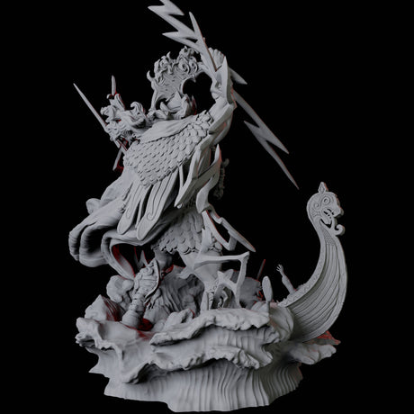 Hekaton, King of the Storm Giants Miniature for Dungeons and Dragons, Pathfinder or other TTRPGs