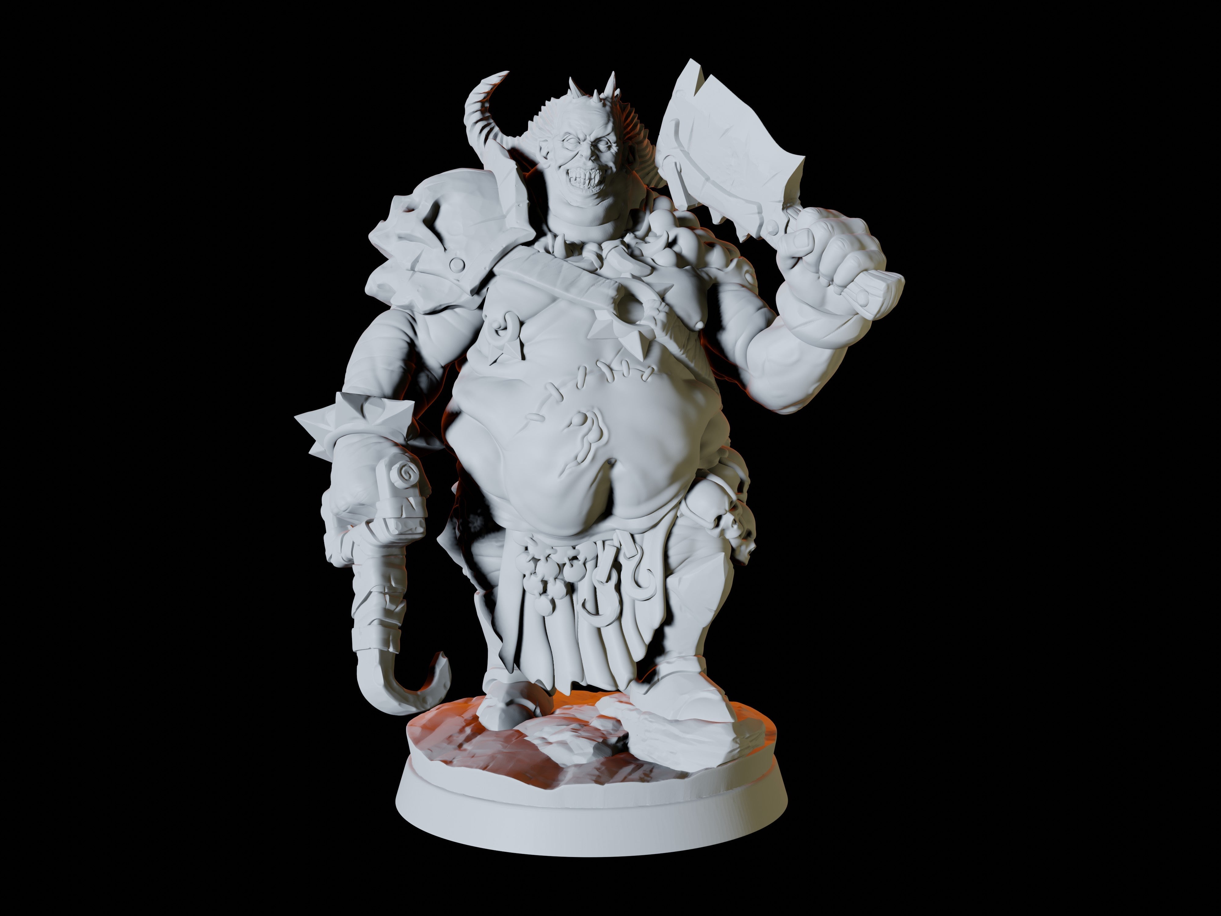 Hell Butcher Miniature for Dungeons and Dragons - Myth Forged