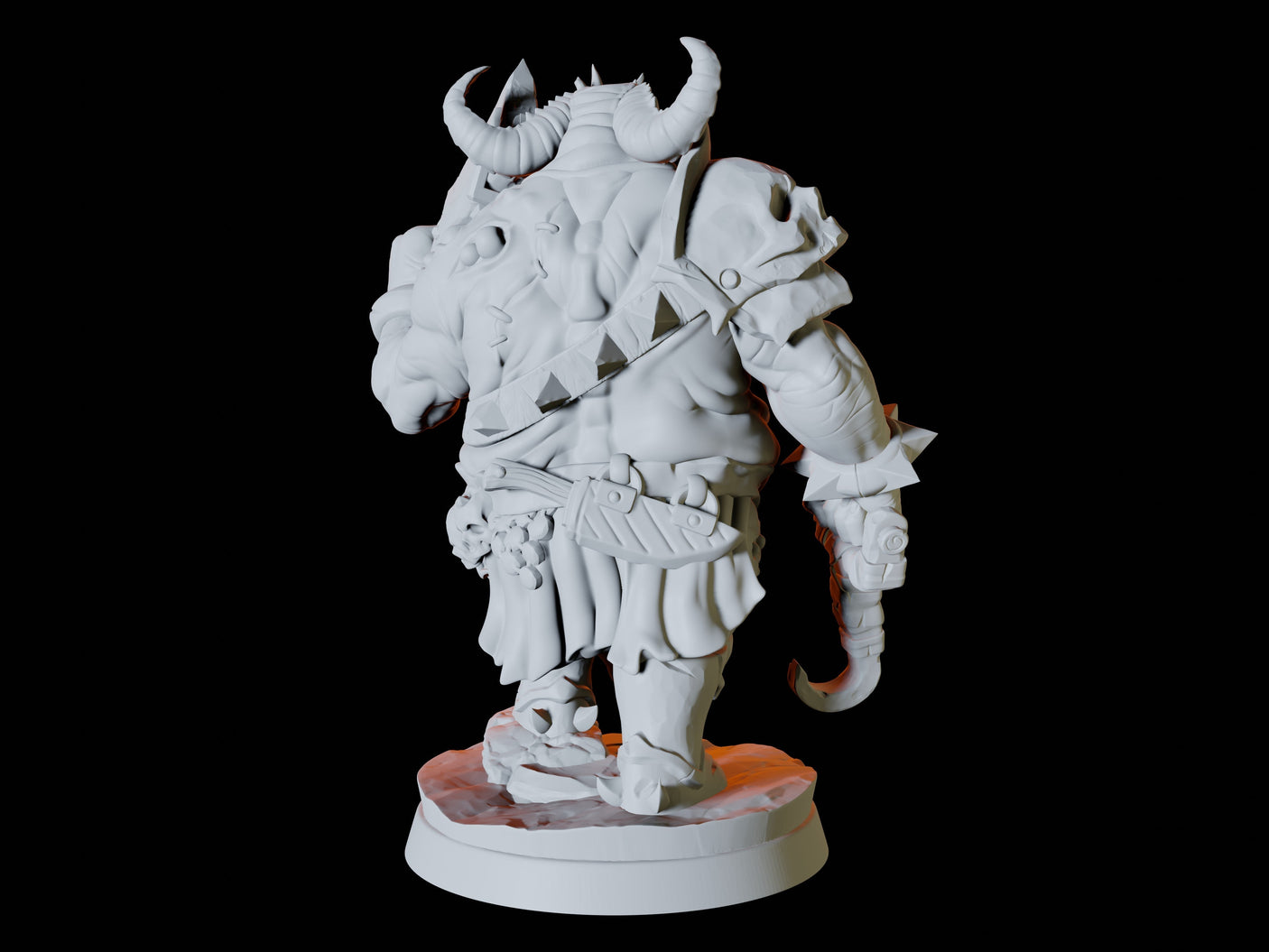 Hell Butcher Miniature for Dungeons and Dragons, Pathfinder or other TTRPGs