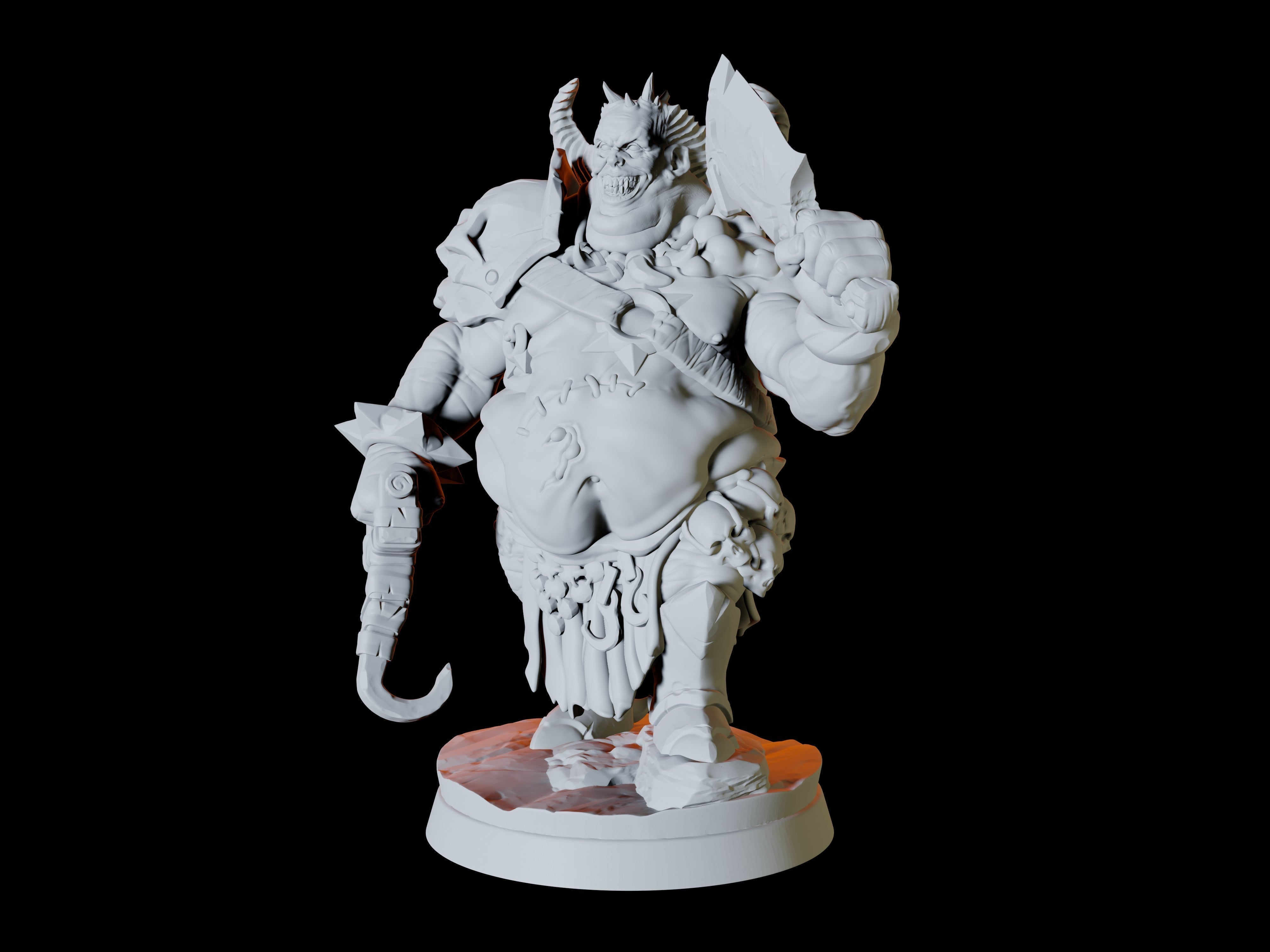 Hell Butcher Miniature for Dungeons and Dragons - Myth Forged